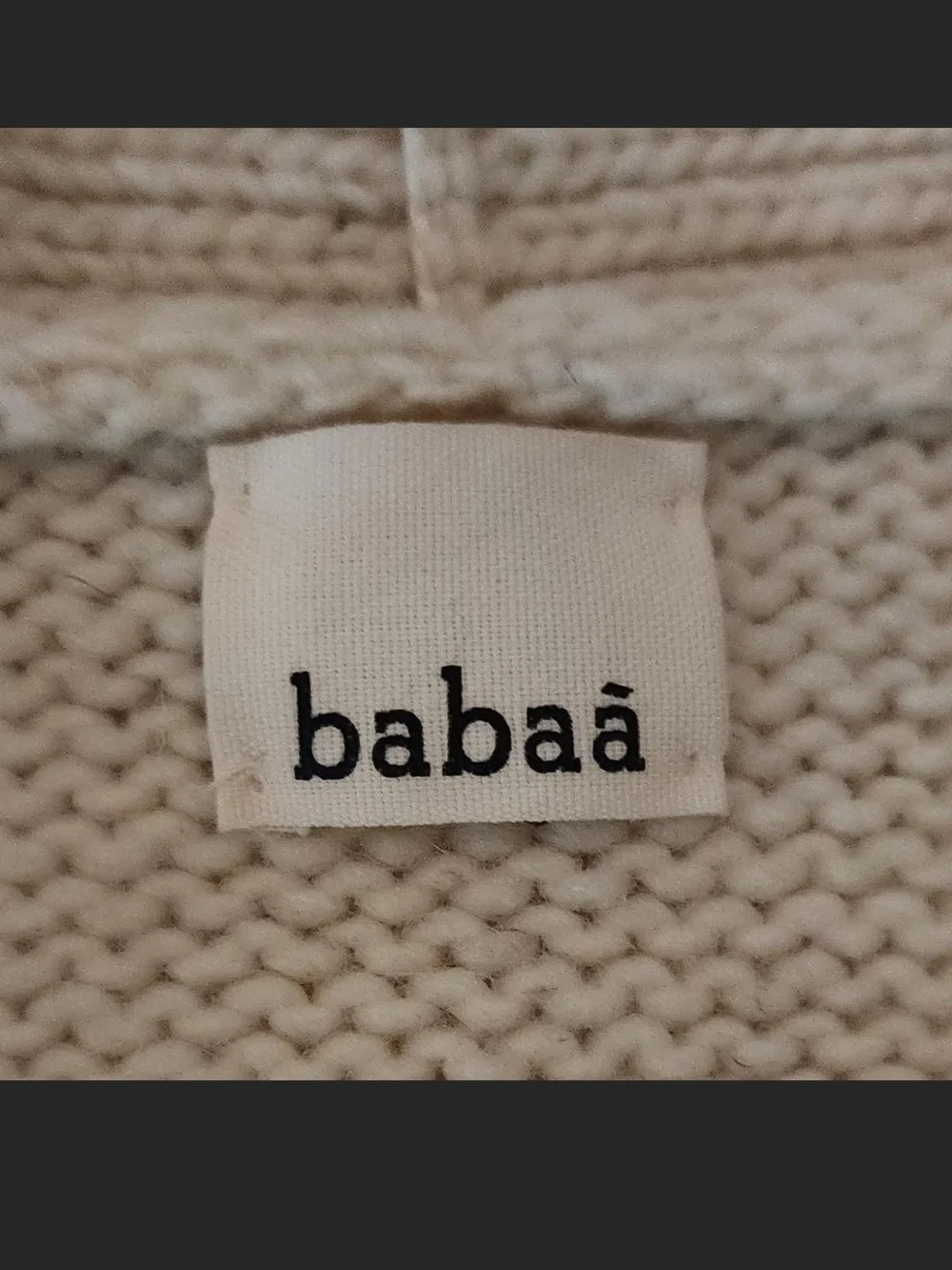 Babaa No.17 Coat in Natural